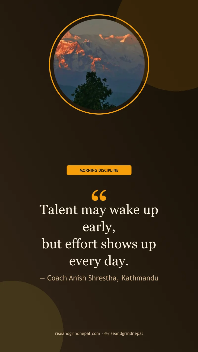 Hard work quote story template