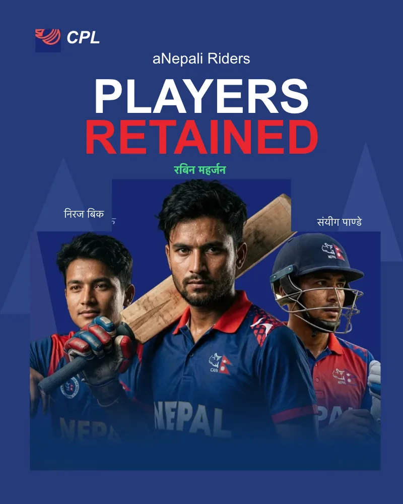 Players Retained sports design — a free editable Snap template