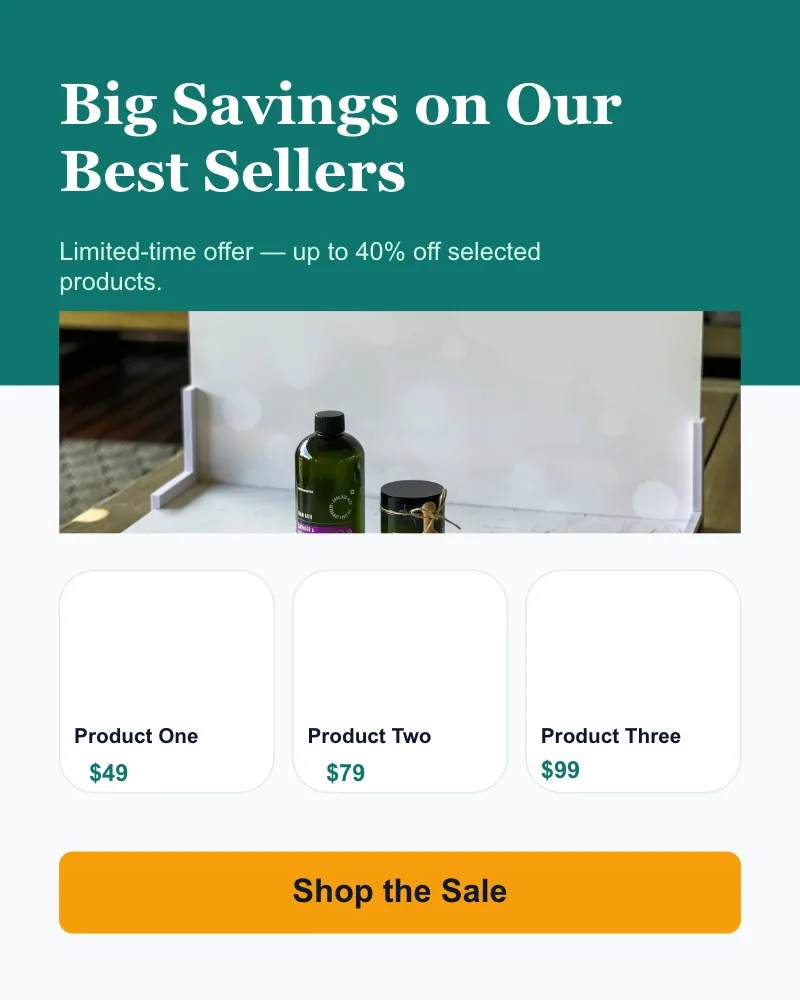 Flash sale template