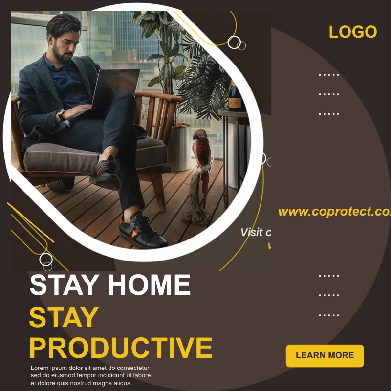 Productive Home — a free editable Snap template